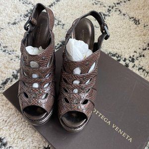 Bottega Veneta Platform Sandals (New)